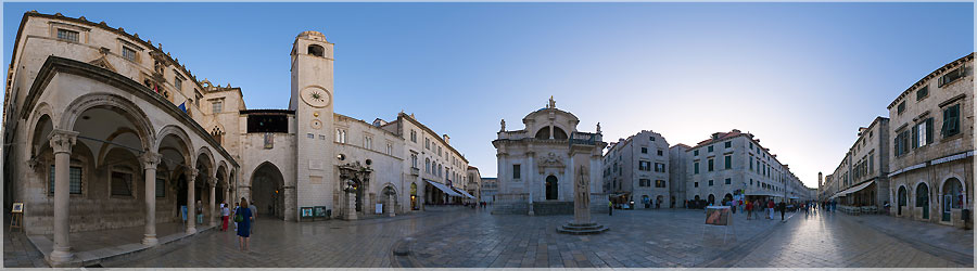 Dubrovnik : Panomorphing de la grande rue  16h00 : 2/3 Commentaire en cours de rdaction ! www.360x180.fr Selme Matthieu