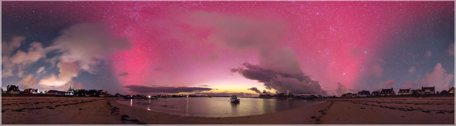 Aurore Borale Plage de Brignogan Aurore Borale Plage de Brignogan www.360x180.fr Selme Matthieu