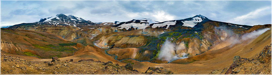 Kerlingarfjoll : Panomorphing (soleil / nuages) de paysages colors 1/2 Commentaire en cours de rdaction ! www.360x180.fr Selme Matthieu