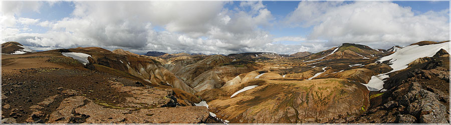 Magnifiques paysages colors de Svartihryggur Magnifiques couleurs sur les plaines de Svartihryggur lors du trek de Landamannalaugar (couleurs d'origines...)  www.360x180.fr Selme Matthieu